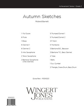 Autumn Sketches by Barrett R for Full Score