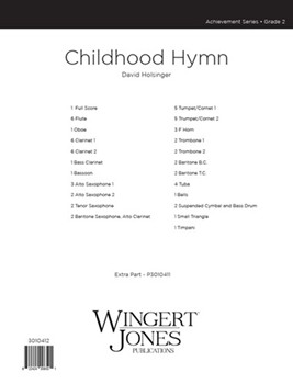 A Childhood Hymn (Judges Set)