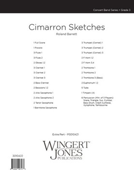 Cimarron Sketches - Full Score