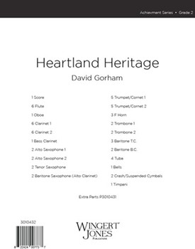 Heartland Heritage by Gorham David for Full Score