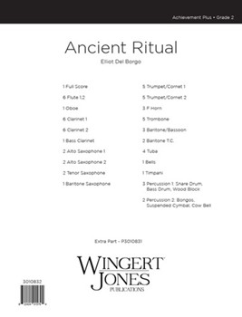 Ancient Ritual by Del Borgo Elliot for Full Score