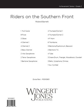 Riders On The Southern Front by Barrett R for Full Score