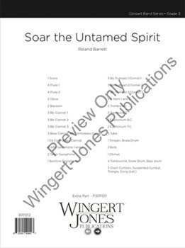 Soar The Untamed Spirit by Barrett R for Full Score