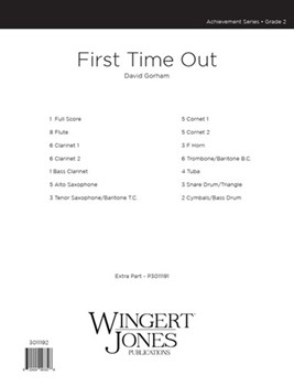 First Time Out by Gorham David for Full Score