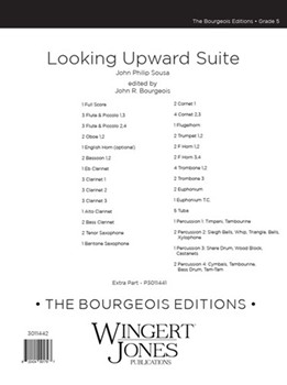 Looking Upward Suite by Sousa John Philip - Bourgeois John R - for Full Score