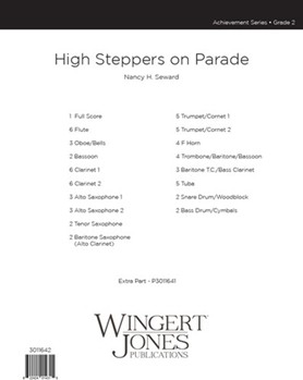 High Steppers On Parade by Seward N H for Full Score
