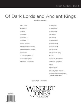 Of Dark Lords & Ancient Kings by Barrett R for Full Score