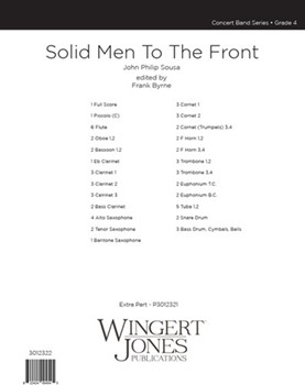 Solid Men To The Front by Sousa John Philip - Byrne F - for Full Score