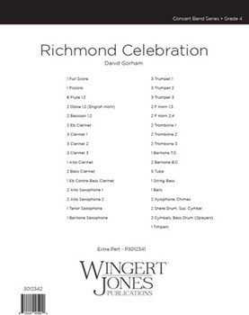 Richmond Celebration - Full Score