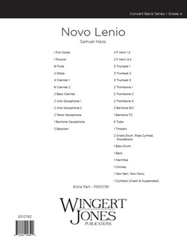 Novo Lenio by Hazo Samuel R for Full Score