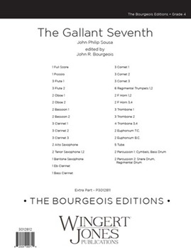 Gallant Seventh by Sousa John Philip - Bourgeois John R - for Full Score
