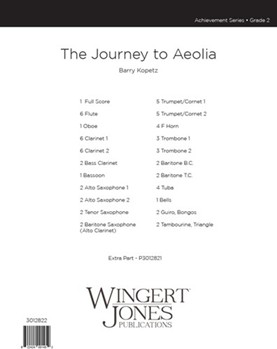 Journey To Aeolia - Full Score