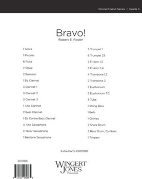 Bravo - Full Score