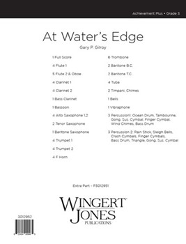 At Water's Edge by Gilroy Gary for Full Score
