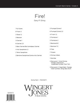 Fire by Gilroy Gary for Full Score