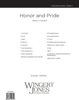 Honor & Pride by Seward N H for Full Score
