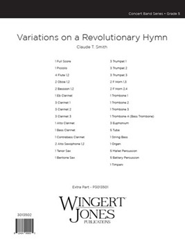 Variations On A Revolutionary Hymn - Full Score