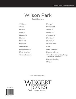 Wilson Park - Full Score