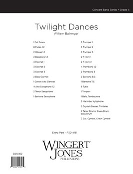 Twilight Dances - Full Score