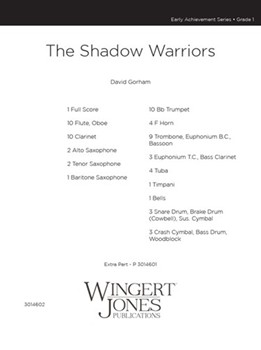 Shadow Warriors by Gorham David for Full Score