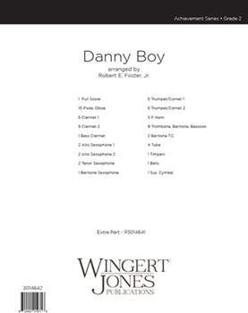 Danny Boy by - Foster Robert E - for Full Score