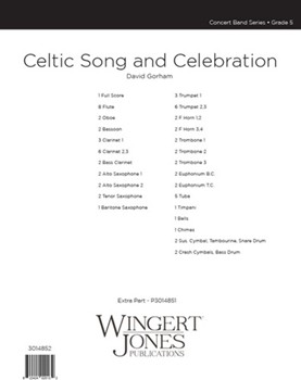 Celtic Song & Celebration by Gorham David for Full Score