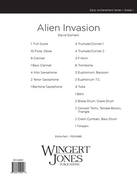 Alien Invasion by Gorham David for Full Score