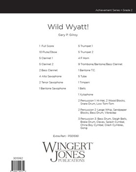 Wild Wyatt by Gilroy Gary P for Full Score