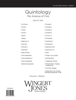 Quintology - Full Score The Science Of Five