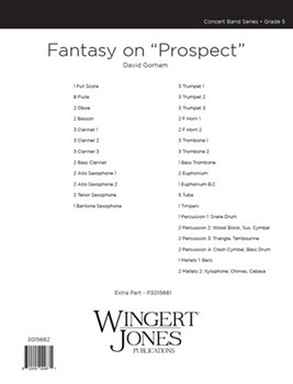 Fantasy on Prospect by Gorham David for Full Score