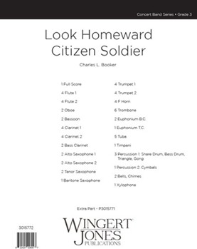 Look Homeward Citizen Soldier - Full Score