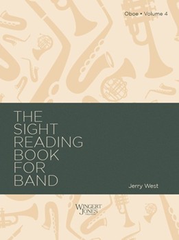 Sight-Reading Book For Band Book 4 by West Jerry for Oboe