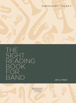 Sight-Reading Book For Band Book 4 by West Jerry for Euphonium Bass Clef