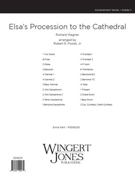 Elsas Procession to the Cathedral - Full Score