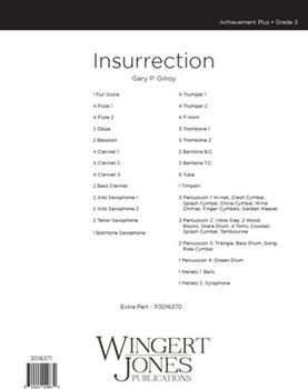 Insurrection - Full Score