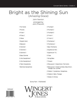 Bright Shining As the Sun - Full Score Amazing Grace