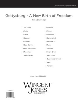 Gettysburg - A New Birth of Freedom - Full Score