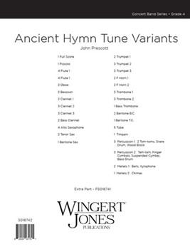 Ancient Hymn Tune Variants - Full Score