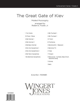 The Great Gate of Kiev by Mussorgsky Modest - Foster Jr Robert E - for Full Score