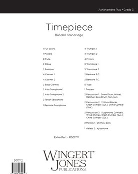 Timepiece by Standridge Randall D for Full Score