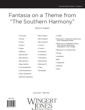 Fantasia on a Theme from The Southern Harmony by Kopetz Barry E for Full Score