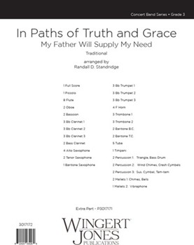 In Paths of Truth and Grace by Traditional - Standridge Randall D - for Full Score