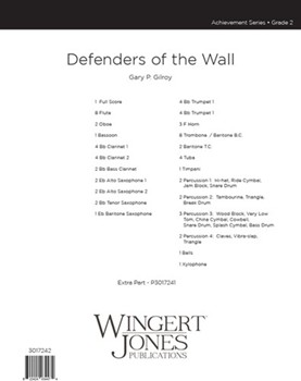 Defenders of the Wall by Gilroy Gary P for Full Score