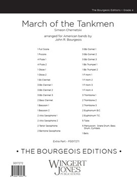 March of the Tankmen - Full Score