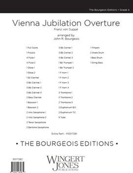 Vienna Jubilation Overture - Full Score
