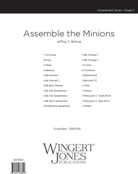 Assemble the Minions! - Full Score