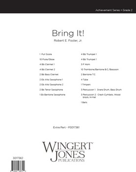 Bring It! - Full Score