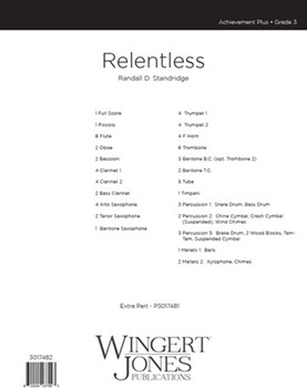Relentless - Full Score