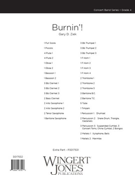 Burnin'! - Full Score