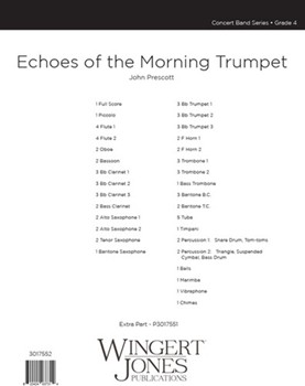 Echoes of the Morning Trumpet - Full Score